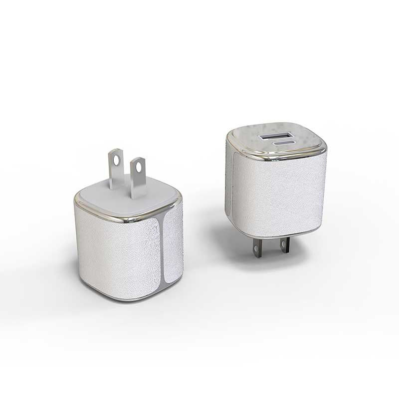 Bộ sạc tường loại C mạnh mẽ USB-C Và USB-A PD GaN Bộ sạc tường với vỏ da